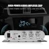 NDNCZDHC Power Amplifier Mini Amplifier 2.1 Channel HiFi Stereo Subwoofer Amplifier Aluminum Alloy Shell Digital Amplifier for Car Home(Black) view 4