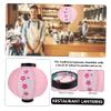 FOYTOKI Japanese Cherry Blossom Lantern Round Hanging Decor for Outdoor Events Traditional Japanese Style Lantern for Festivals and Parties view 2