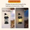 [1200lm] Motion Sensor Solar Lanterns Outdoor Tent Lights Portable Camping Exterior Front Porch Waterproof Table Desk Wall Sconce Lamp Rechargeable Anti Rust Coach for House Doorway Garage 1 Pack view 2