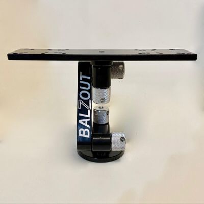 BalzOut Black 6" Round Base RM/O/I Mounting Plate LRM-RB6