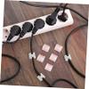 Homoyoyo 50pcs Self-Adhesive Cable Clips Cord Organizer Holder for Tidy Management of Headphone Wires Lightweight and Compact Design for Home Office Desktop Use view 2