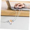Homoyoyo 2pcs USB Cord Holder Leather Buckle Cable Organizer for Earphones and Cables view 4