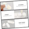 Homoyoyo 1set Silicone Cable Organizers Data Wire Organizers Multi-Combination Design for Use Self-Adhesive Cord Holders White view 3