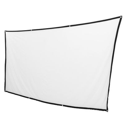 Homoyoyo Portable Projection Screen Foldable -Crease Projector Screen for Movies Material for Home Theater Schools and Events