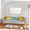 Homoyoyo Portable Projection Screen Foldable -Crease Projector Screen for Movies Material for Home Theater Schools and Events view 3