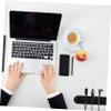 Homoyoyo 8pcs Silicone Cable Organizer Clips Desktop Wire Holder for Data USB and Network Cables and Easy to Install for Use view 3