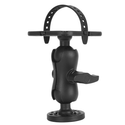 Zyyini Fish Finder Mount Base, Dual 360 Degree Rotating Ball Mount Hex Base Universal Marine Electronic Fish Finder Holder for Marine Boat Kayak Pontoon Canoe, for