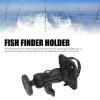 Zyyini Fish Finder Mount Base, Dual 360 Degree Rotating Ball Mount Hex Base Universal Marine Electronic Fish Finder Holder for Marine Boat Kayak Pontoon Canoe, for view 2