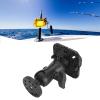 Zyyini Fish Finder Mount Base, Dual 360 Degree Rotating Ball Mount Hex Base Universal Marine Electronic Fish Finder Holder for Marine Boat Kayak Pontoon Canoe, for view 4