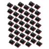Homoyoyo 50pcs Self-Adhesive Cable Clips for Wire Management Cable Keepers for Headphones Chargers USB Cords More Easy to Install Smooth Surfaces view 1