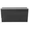 Yunseity Black and Silver Good Heat Dissipation Aluminum Cooling Case, Aluminum Box, DIY Electronic Products for Decoders Controllers ((Sand Black with Bent Plate)) view 2