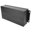Yunseity Black and Silver Good Heat Dissipation Aluminum Cooling Case, Aluminum Box, DIY Electronic Products for Decoders Controllers ((Sand Black with Bent Plate)) view 3