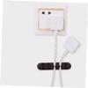 Homoyoyo Cable Organizer Cord Holder Tech Organizer Cable Winder Desk Wire USB Charger Storage Black view 4