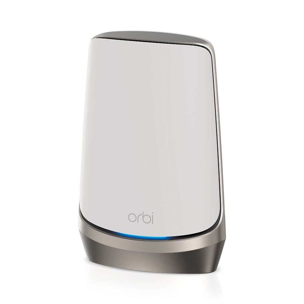 NETGEAR Orbi Quad-Band WiFi 6E Mesh Add-on Satellite (RBSE960) - Works with Orbi RBRE960, RBKE962, RBKE963, Adds Coverage Up to 3,000 sq. ft, AXE11000 (10.8Gbps) (Renewed)