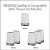 NETGEAR Orbi Quad-Band WiFi 6E Mesh Add-on Satellite (RBSE960) - Works with Orbi RBRE960, RBKE962, RBKE963, Adds Coverage Up to 3,000 sq. ft, AXE11000 (10.8Gbps) (Renewed) view 3