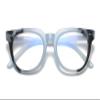 100 CLASSIC Blue Light Blocking Glasses, Computer/Reading/Gaming/TV/Phones Glasses for Women Men, Anti Eyestrain & UV Glare (Blue) view 1