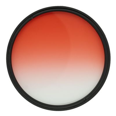 Pro Glass 72mm HD MC Graduating Red Color Filter for: Rokinon AF 85mm f/1.4 FE II Lens for Sony E (IO85SE2-E) - 72 mm Red Filter, 72 Graduating Red Filter