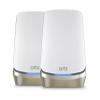 NETGEAR Orbi Quad-Band WiFi 6E Mesh System (RBKE962), Router with 1 Satellite Extender, 10.8Gbps Speed, Coverage up to 6,000 sq. ft, 200 Devices, 10 Gig Internet Port, AXE11000 802.11 AXE (Renewed) view 1