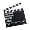 Luwecf TV Movie Film Clap Board, Clapper Board, Slateboard Movie Night Party Supplies Vintage Writeable Director Clapperboard view 1