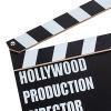 Luwecf TV Movie Film Clap Board, Clapper Board, Slateboard Movie Night Party Supplies Vintage Writeable Director Clapperboard view 3