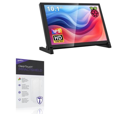 BoxWave Screen Protector Compatible with Hosyond HDMI Display-S (10.1 in) - ClearTouch ImpactShield (2-Pack), Impenetrable Screen Protector Flexible Film