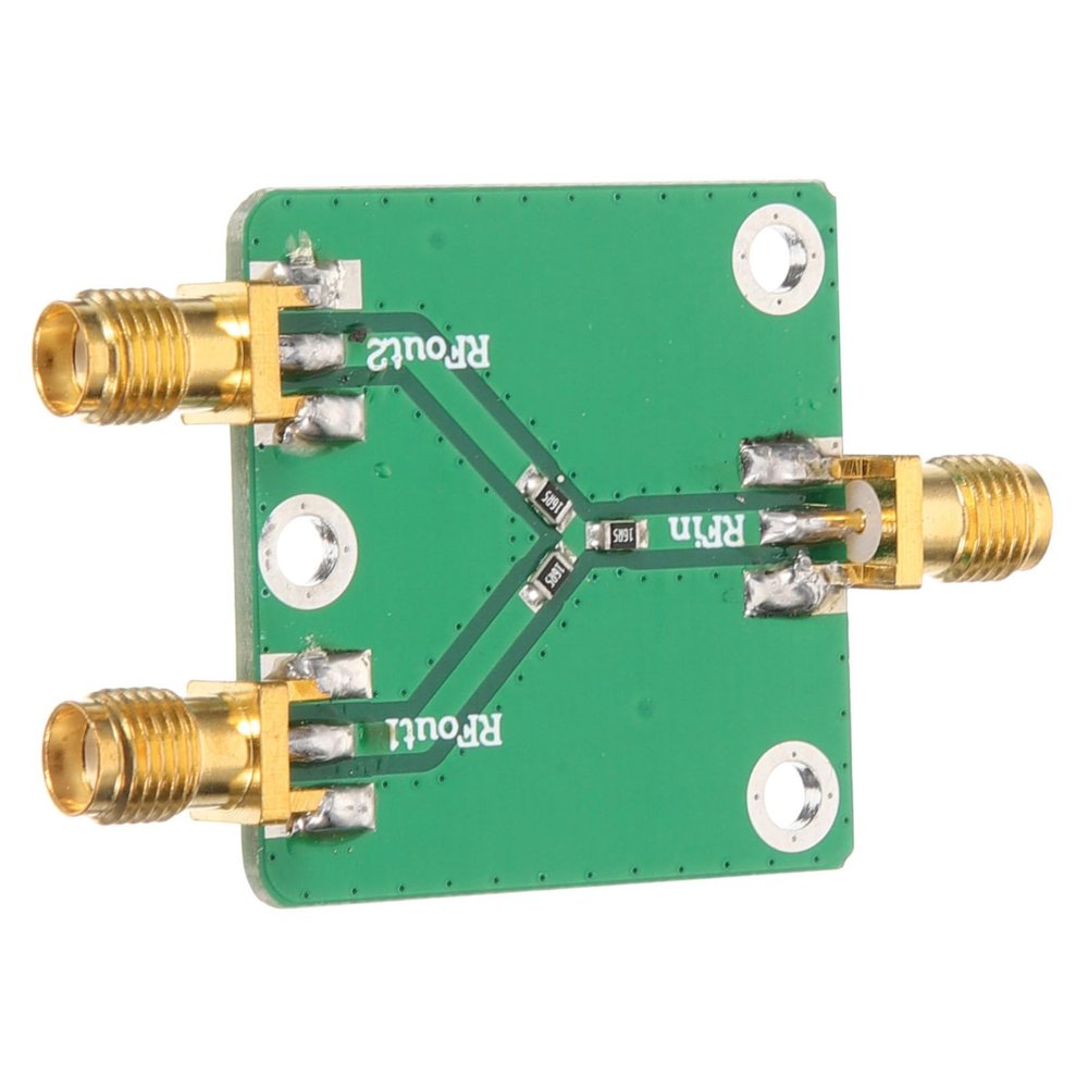 GLEAVI Microwave Resistor Power Divider Coax Splitter High Power Handling Low Insertion Loss Compact Design for Efficient Signal Distribution
