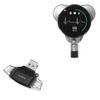 BoxWave Smart Gadget Compatible with EKO CORE 500 - AllReader SD Card Reader, microSD Card Reader SD Compact USB - Jet Black view 1