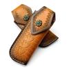 Echeson 1PC Knife Sheath, Leather Case with Snap Closure is Suitable for Outdoor Camping view 3