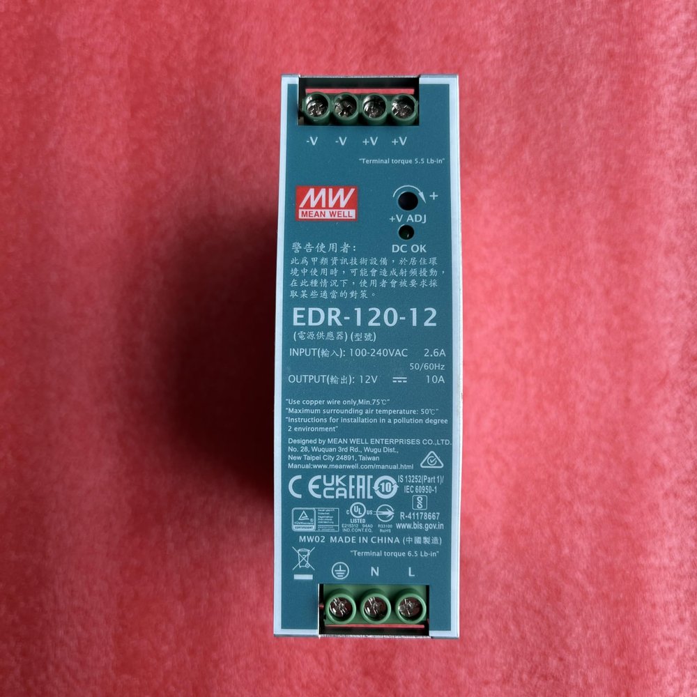 Mean Well EDR-120-48 120W Single Output Industrial DIN Rail EDR-120 48V 2.5A