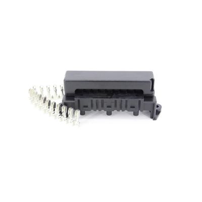 LIANGMEI Qingqing Store 10 Way Auto Fuse Box Assembly with Terminals and 3PCS Relay Seats Dustproof Fuse Box Fuse Box Mounting Fuse Box