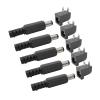 WENBIXIA 5Pair DC-005 5.5 x 2.1mm DC Power PCB Mount Round The Needle DIY Adapter 5.5 * 2.1 DC Power Cable Male Connector view 1