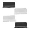 Housoutil 4pcs Wall-Mounted Storage Racks No Drilling Required Material Convenient Adhesive Installation for Living Room -Corrosive Design for Showers and Tablets view 1