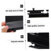 Housoutil 4pcs Wall-Mounted Storage Racks No Drilling Required Material Convenient Adhesive Installation for Living Room -Corrosive Design for Showers and Tablets view 2