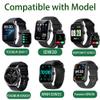 IDW17, IDW20, IDW21, IDW23, IDW25, IDW26 Smart Watch Bands, Lamshaw Stretch Elastics Nylon Adjustable Replacement Strap Accessories for Men & Women Compatible for Faweio IDW26 1.83 Inches Smart Watch, IDW26 1.83 Inches, TOOBUR IDW17, IDW23, KEEPONFIT view 2