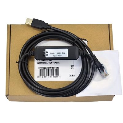 NW0H-CNV for RYC/W/Smart/ALPHA5 Series servo Debugging Cable Communication Data Cable Dual chip Design Industrial Grade 3 Meters