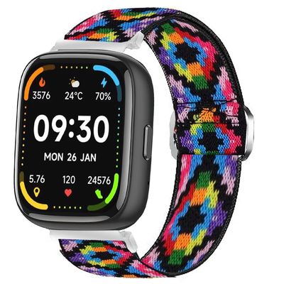 IDW17, IDW20, IDW21, IDW23, IDW25, IDW26 Smart Watch Bands, Lamshaw Stretch Elastics Nylon Adjustable Replacement Strap Accessories for Men & Women Compatible for Faweio IDW26 1.83 Inches Smart Watch, IDW26 1.83 Inches, TOOBUR IDW17, IDW23, KEEPONFIT