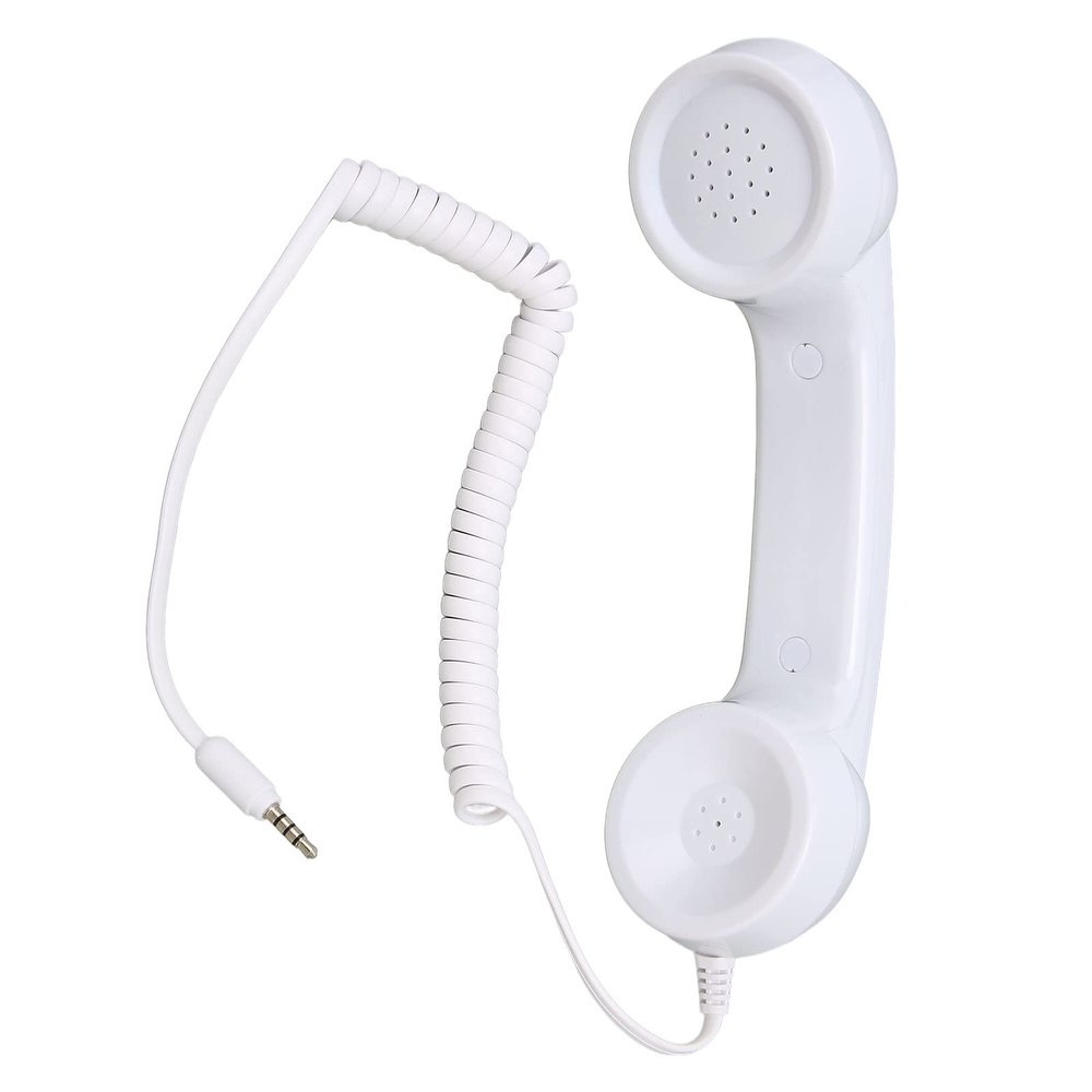 gernie Retro Phone Handset Handset for Cell Phones Radiation Protection for Smart, Receiver Jack Antique for Mobile Phone, Phone Receiver for iPhone (#3), gerniep2o371h4di-13