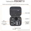 ZahoTse DJI Osmo Pocket 3 Carrying Bag,Waterproof Hard Carrying Case for Osmo Pocket 3,Portable PU Storage Protective Bag for DJI Osmo Pocket 3 Creator Combo Accessories,PU Leather Storage(1132045) view 4
