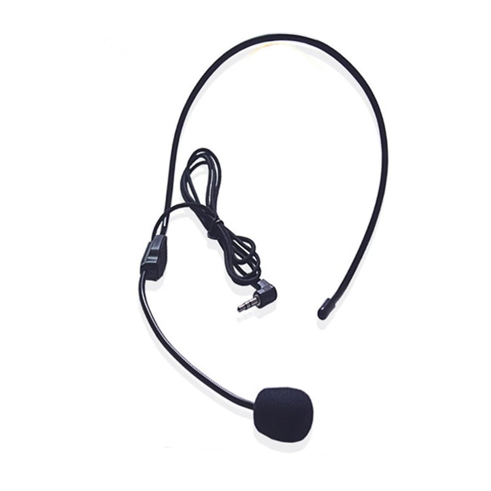Veemoon Multifunctional Portable Loudspeaker Headset Microphone for Teachers Speakers and Presenters Lightweight Boom Sound for Classroom and Outdoor Use