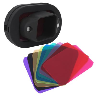 TYTOGE Portable Beehive Grid Mesh 9 Filter Set Accessory for Camera Top Flash Light Speedlight