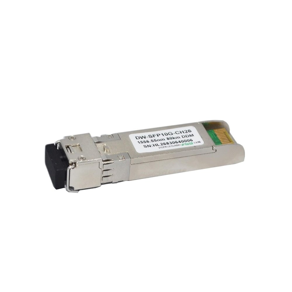 10GBASE 80KM 10G C26 1556.55nm 80km DW-SFP10G-ZR-80km for Ethernet Networking