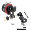 Hersmay Metal Mini Follow Focus with A/B Stops & 15mm Rod Clamp with NATO Rail Gear Ring Belt DLSR Rig for Cinema Camera DSLR/Mirrorless Cameras view 3