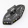AV SWITCHER AV Switch 3 Way Outlets Converter Port Splitter RCA Audio Video AV Switch Box Game Selector (3 in 1 Out) for TV view 4