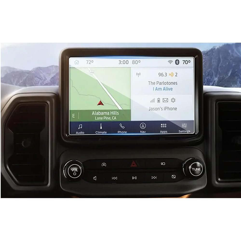 Screen Protector for Ford Bronco Sport 2024, 1Pcs 8" Car GPS Navigation Screen Protector