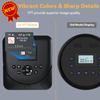 CD Player Portable,MONODEAL Bluetooth CD Player with Speakers and FM Transmitter,Support TF Card,Rechargeable Player for Car/Home with 2.0 TFT Screen view 2