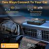 CD Player Portable,MONODEAL Bluetooth CD Player with Speakers and FM Transmitter,Support TF Card,Rechargeable Player for Car/Home with 2.0 TFT Screen view 4
