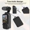 PULUZ Pocket 3 Silicone Cover, Soft Protective Case Compatible with DJI Osmo Pocket 3, Lens Protector Screen Protector Grip Cover Accessories(Black) view 3