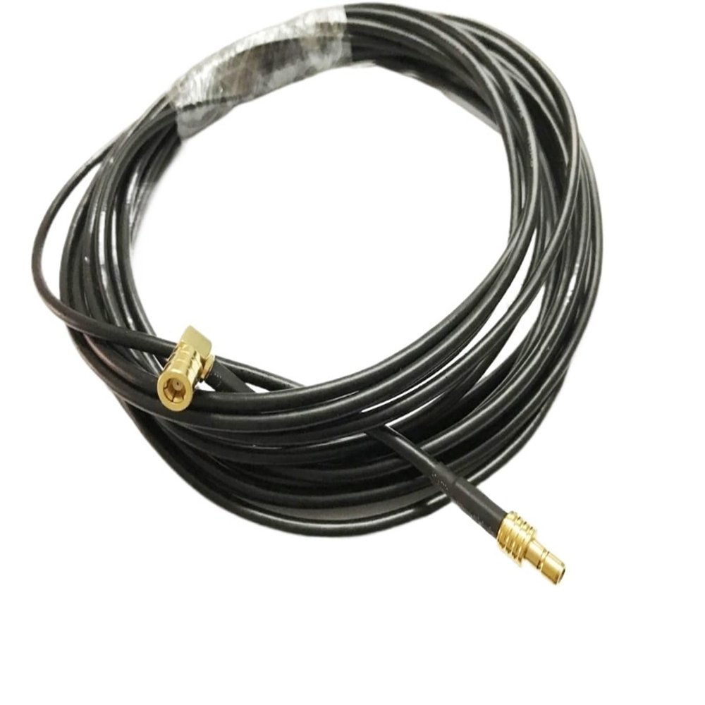 ETURBEV RG174 SMB Female Right Angle to SMB Male Connector RF Pigtail Cable for DAB Aerial Antenna 2m 5m 10m(5m)