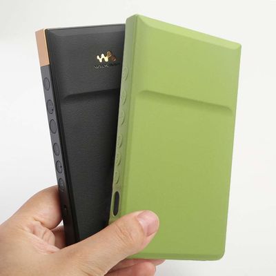 Soft Matte Silicone Protective Shell Skin Case Cover for Sony Walkman NW-ZX706 NW-ZX707 NW-ZX700 (Sand Green)