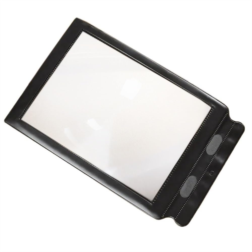 Microscope Kit A4 Full Page 3X Reading Magnifier Ultrathin Screen Big Lens Magnifying Glass Microscope Lens Adapters
